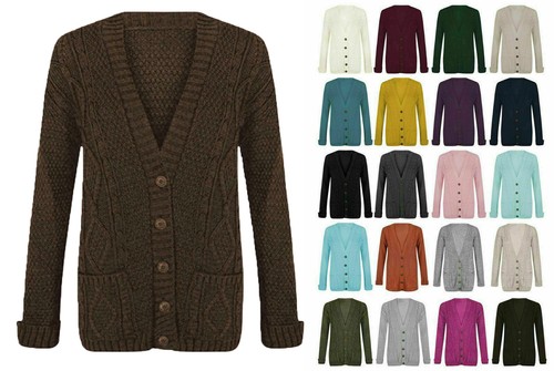 Grobstrick cardigan damen - grobstrick-cardigan,