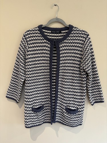 Woolovers strickjacke marine - marine, &