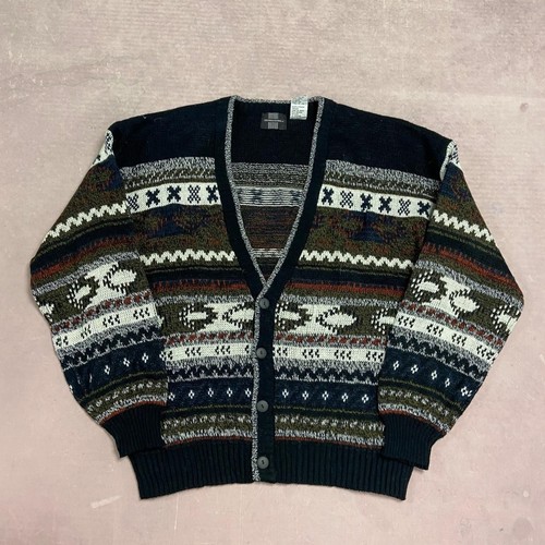 Vintage strickjacke abstrakt - vintage,