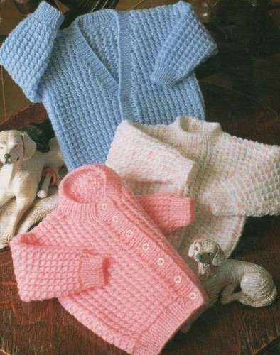 Easy knit baby strickjacke - ,