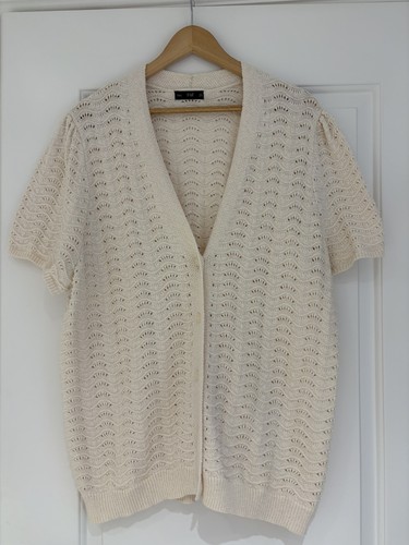 Strickjacke creme - f&f,