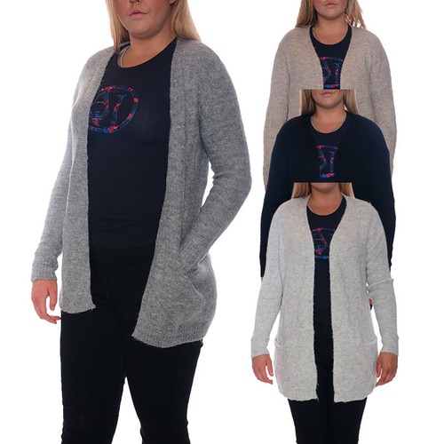 Offene damen cardigan langarm - offene, damen-cardigan