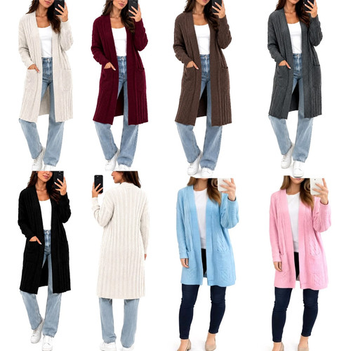 Damen grobstrick strickjacke - damen,