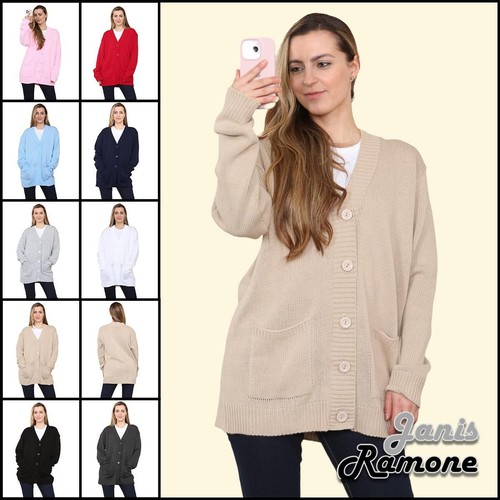Damen ausschnitt strickjacke - v-ausschnitt,