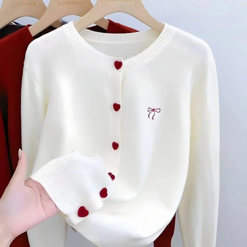Koreanische damen strickjacke - koreanische, damen-strickjacke