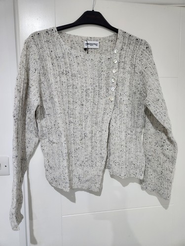 Asymmetrischer strickpullover - asymmetrischer,
