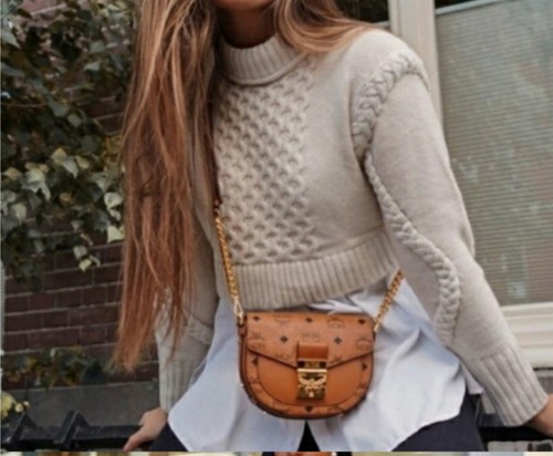 Zara cable knit - knit, cropped