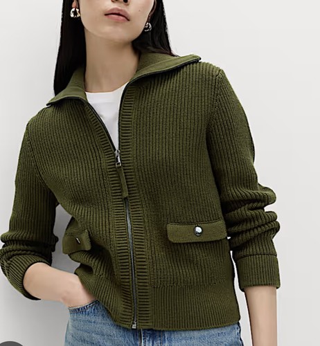 Bnwt dark green khaki cotton - dark,