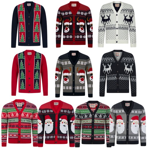 Herren weihnachts strickjacke - herren,