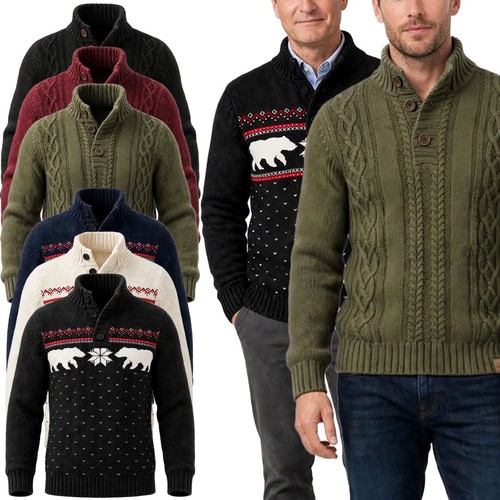 Grobstrickpullover mit
