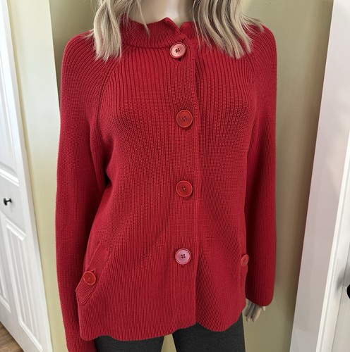 Talbots red chunky - talbots,