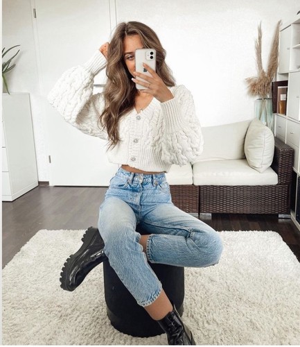 Zara damen ausschnitt perlen - damen,