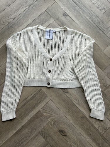 Boho creme häkel cropped - creme,