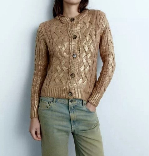 Zara neu damen folienstrick - damen,