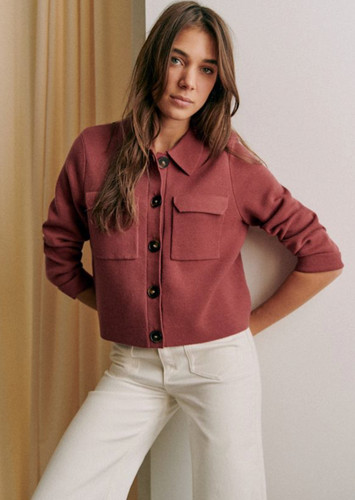 Sézane betty rosewood 100 - betty, 100%