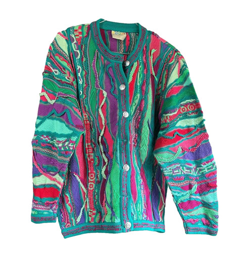 Coogi knit cotton cardigan - coogi,