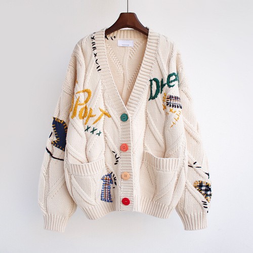 Cardigan warm strickpullover - cardigan,