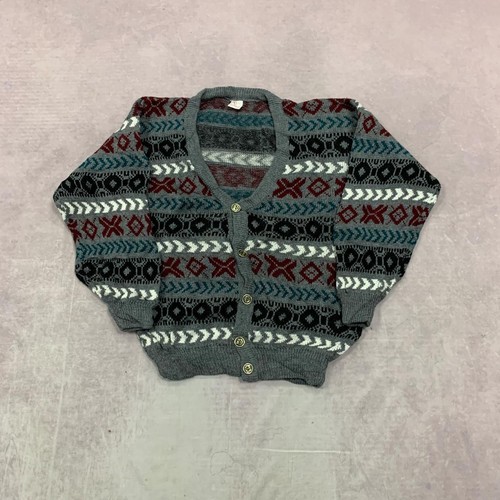 Vintage strickjacke abstrakt - vintage,