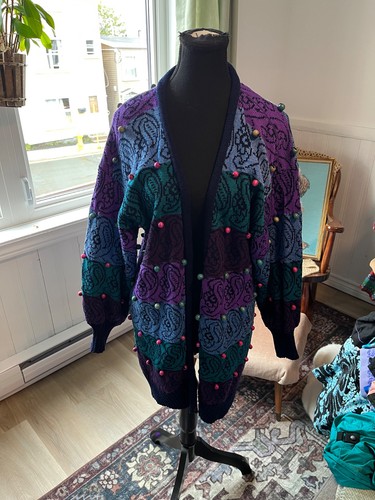 Womens vintage cable knit